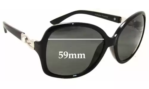 Sunglass Fix Lentilles de Remplacement pour Polaroid 6402 - 59mm Wide Polaroid 6402 Lentilles de Remplacement 59mm wide
