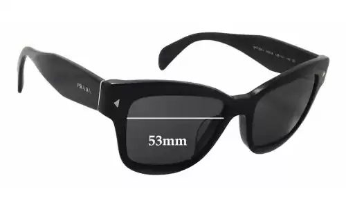 Sunglass Fix Lentilles de Remplacement pour Prada SPR29R-F - 53mm Wide Prada SPR29R-F Lentilles de Remplacement 53mm wide