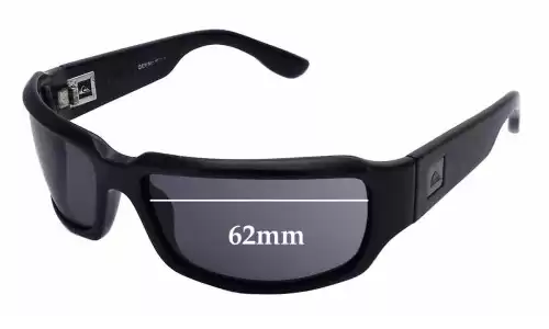 Sunglass Fix Lentilles de Remplacement pour Quiksilver Fluid II - 62mm Wide Quiksilver Fluid II Lentilles de Remplacement 62mm wide