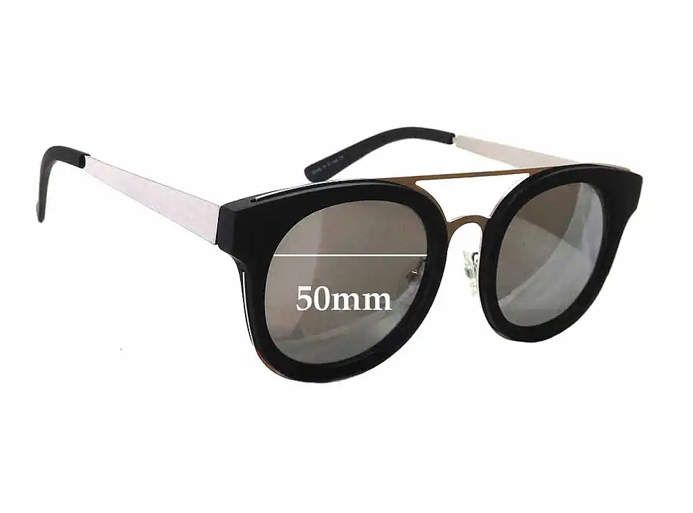 Sunglass Fix Verres de Remplacement pour Quay Brooklyn - 50mm Wide Sunglass Fix Verres de Remplacement pour Quay Brooklyn - 50mm Wide