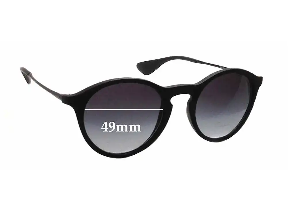 Sunglass Fix Verres de Remplacement pour Ray-Ban RB4243 - 49mm Wide Sunglass Fix Verres de Remplacement pour Ray-Ban RB4243 - 49mm Wide