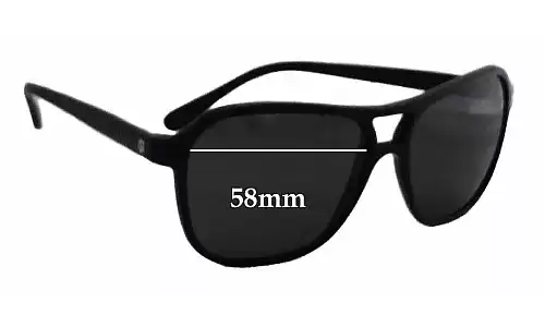 Sunglass Fix Verres de Remplacement pour Ray-Ban B&L Nylon Aviator - 58mm Wide Sunglass Fix Verres de Remplacement pour Ray-Ban B&L Nylon Aviator - 58mm Wide