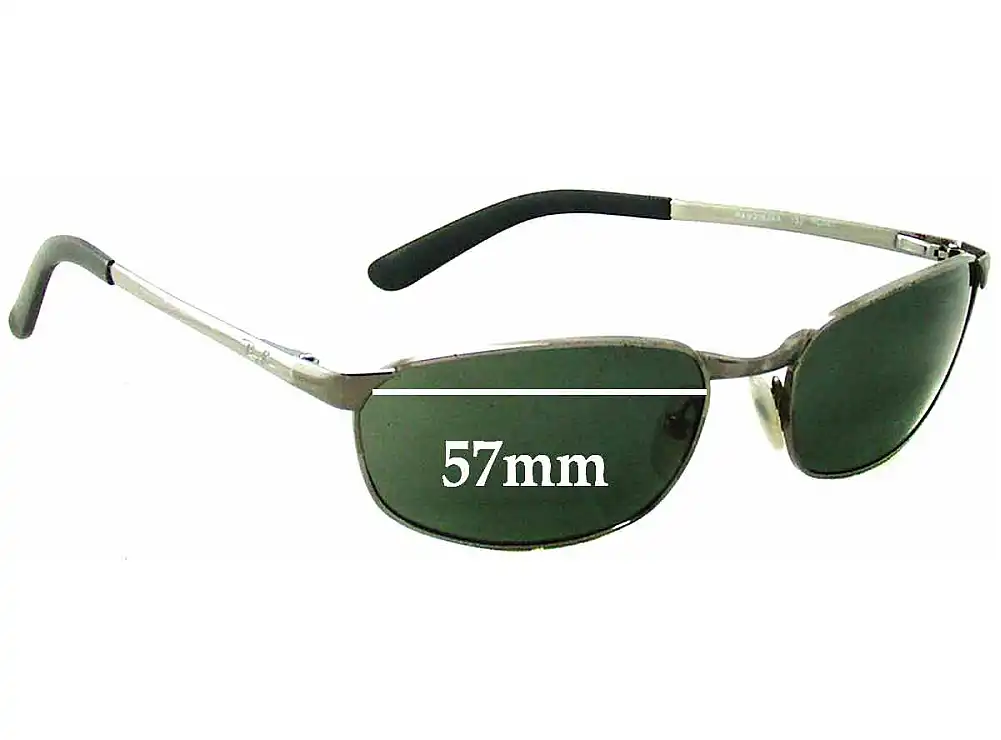 Sunglass Fix Lentilles de Remplacement pour Ray-Ban RAM2062AA - 57mm Wide Sunglass Fix Lentilles de Remplacement pour Ray-Ban RAM2062AA - 57mm Wide