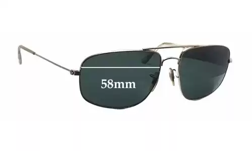Sunglass Fix Lentilles de Remplacement pour Ray-Ban RB3145 - 58mm Wide Ray-Ban RB3145 Lentilles de Remplacement 58mm wide