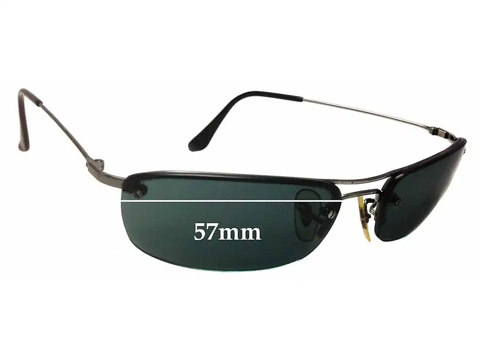 Sunglass Fix Verres de Remplacement pour Ray-Ban RB3156 - 30mm Tall - 57mm Wide Sunglass Fix Verres de Remplacement pour Ray-Ban RB3156 - 30mm Tall - 57mm Wide