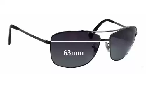 Sunglass Fix Lentilles de Remplacement pour Ray-Ban RB3476 - 63mm Wide Ray-Ban RB3476 Lentilles de Remplacement 63mm wide
