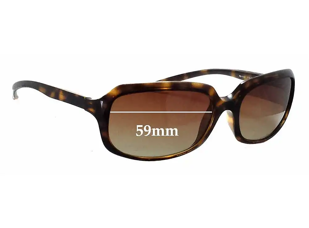 Sunglass Fix Verres de Remplacement pour Ray-Ban RB4131 - 59mm Wide Sunglass Fix Verres de Remplacement pour Ray-Ban RB4131 - 59mm Wide