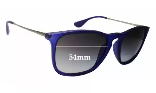 Sunglass Fix Verres de Remplacement pour Ray-Ban RB4187 Chris - 54mm Wide Ray-Ban RB4187 Chris Verres de Remplacement 54mm wide