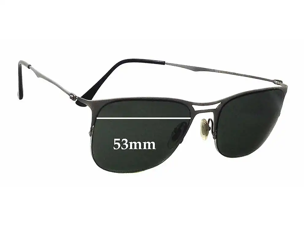 Sunglass Fix Lentilles de Remplacement pour Ray-Ban RB8715 LightRay - 53mm Wide Sunglass Fix Lentilles de Remplacement pour Ray-Ban RB8715 LightRay - 53mm Wide