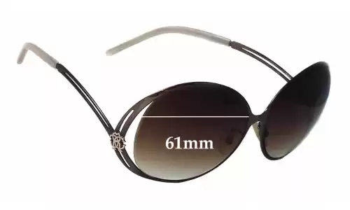 Sunglass Fix Verres de Remplacement pour Roberto Cavalli Onfale 332 - 61mm Wide Sunglass Fix Verres de Remplacement pour Roberto Cavalli Onfale 332 - 61mm Wide