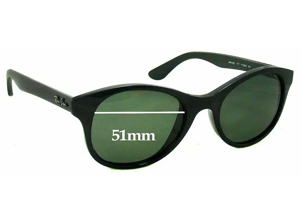 Sunglass Fix Verres de Remplacement pour Ray-Ban RB4203 - 51mm Wide Sunglass Fix Verres de Remplacement pour Ray-Ban RB4203 - 51mm Wide