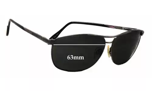 Sunglass Fix Verres de Remplacement pour Serengeti 6212 - 63mm Wide Sunglass Fix Verres de Remplacement pour Serengeti 6212 - 63mm Wide