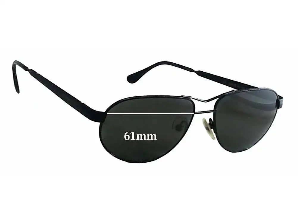 Sunglass Fix Verres de Remplacement pour Serengeti 6566 - 61mm Wide Sunglass Fix Verres de Remplacement pour Serengeti 6566 - 61mm Wide