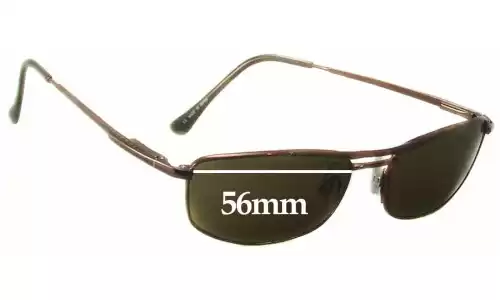 Sunglass Fix Verres de Remplacement pour Serengeti Montalone - 56mm Wide Sunglass Fix Verres de Remplacement pour Serengeti Montalone - 56mm Wide