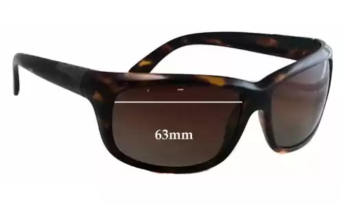Sunglass Fix Verres de Remplacement pour Serengeti Vetera - 63mm Wide Sunglass Fix Verres de Remplacement pour Serengeti Vetera - 63mm Wide