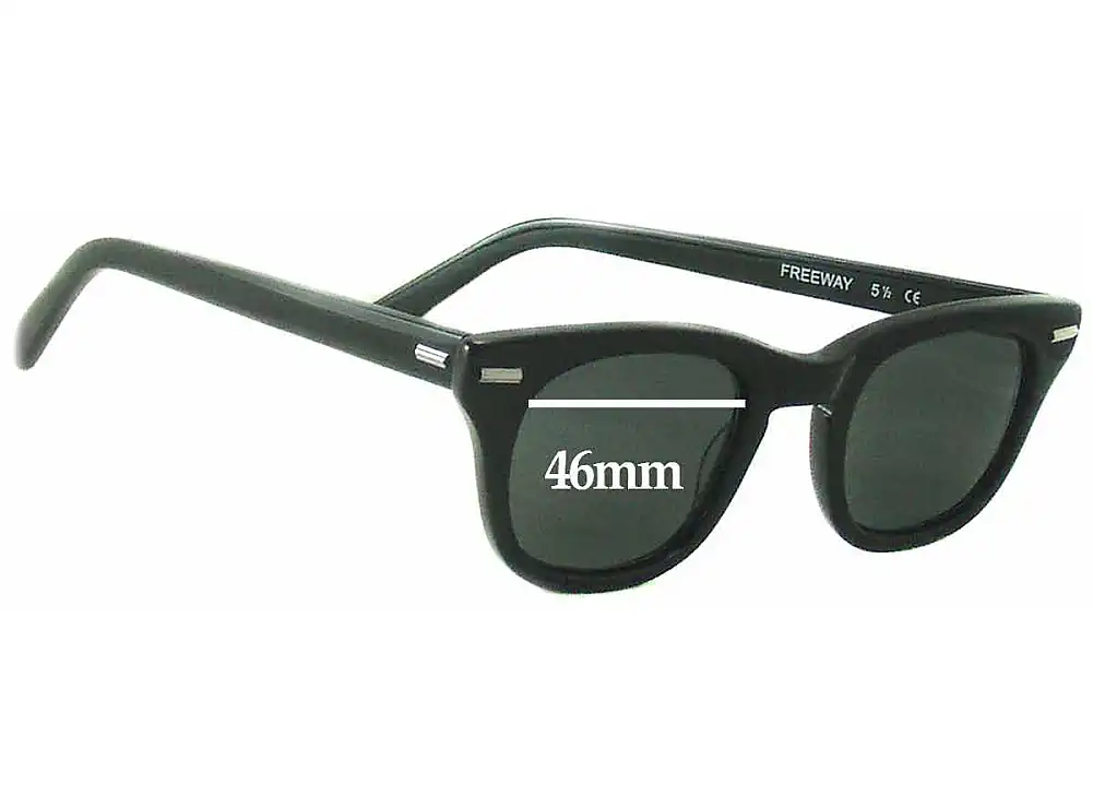 Sunglass Fix Lentilles de Remplacement pour Shuron Freeway - 46mm Wide Sunglass Fix Lentilles de Remplacement pour Shuron Freeway - 46mm Wide