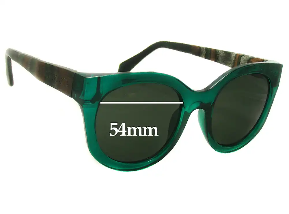 Sunglass Fix Verres de Remplacement pour Silvano Silvano - 54mm Wide Sunglass Fix Verres de Remplacement pour Silvano Silvano - 54mm Wide