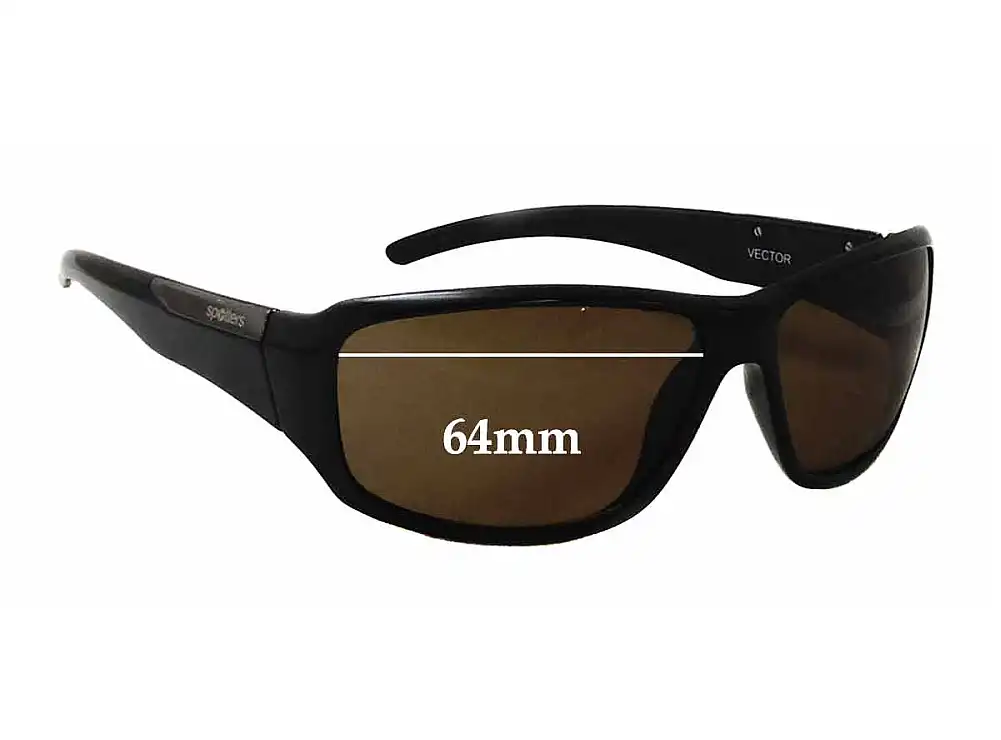 Sunglass Fix Verres de Remplacement pour Spotters Vector - 64mm Wide Sunglass Fix Verres de Remplacement pour Spotters Vector - 64mm Wide
