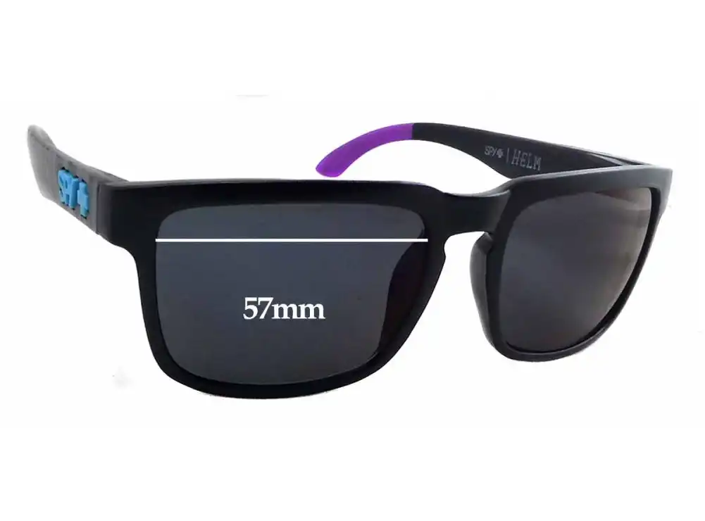 Sunglass Fix Verres de Remplacement pour Spy Optic Helm - 57mm Wide Sunglass Fix Verres de Remplacement pour Spy Optic Helm - 57mm Wide
