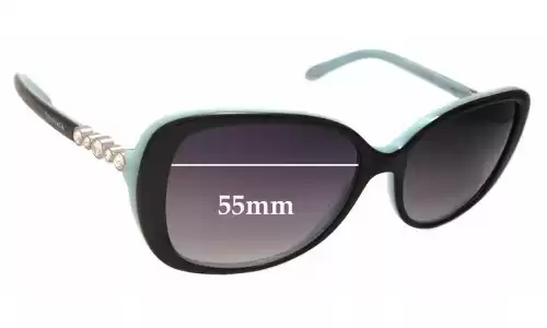 Sunglass Fix Verres de Remplacement pour Tiffany & Co TF 4121-B - 55mm Wide Sunglass Fix Verres de Remplacement pour Tiffany & Co TF 4121-B - 55mm Wide