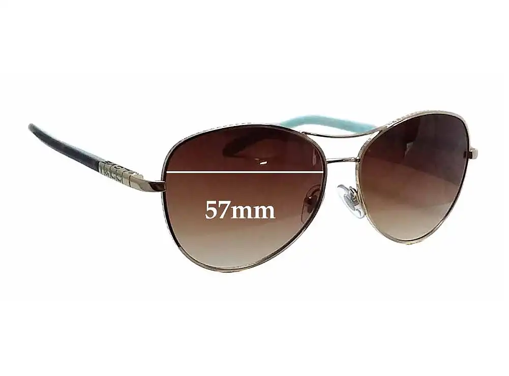 Sunglass Fix Verres de Remplacement pour Tiffany & Co TF 3041 - 57mm Wide Sunglass Fix Verres de Remplacement pour Tiffany & Co TF 3041 - 57mm Wide
