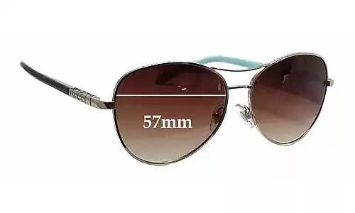 Sunglass Fix Verres de Remplacement pour Tiffany & Co TF 3041 - 57mm Wide Sunglass Fix Verres de Remplacement pour Tiffany & Co TF 3041 - 57mm Wide