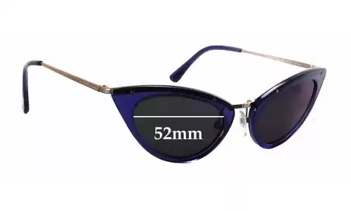 Sunglass Fix Verres de Remplacement pour Tom Ford Grace TF349 - 52mm Wide Sunglass Fix Verres de Remplacement pour Tom Ford Grace TF349 - 52mm Wide