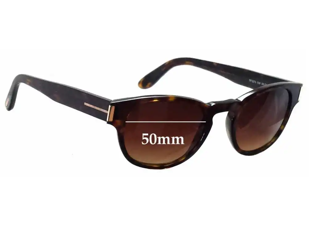 Sunglass Fix Verres de Remplacement pour Tom Ford TF5275 - 50mm Wide Sunglass Fix Verres de Remplacement pour Tom Ford TF5275 - 50mm Wide