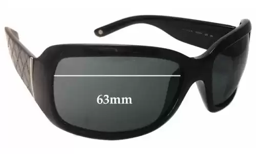 Sunglass Fix Verres de Remplacement pour Versace MOD 4132-B - 63mm Wide Sunglass Fix Verres de Remplacement pour Versace MOD 4132-B - 63mm Wide