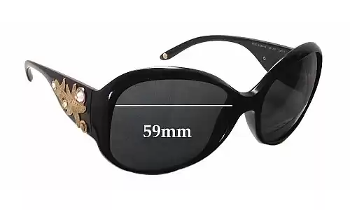 Sunglass Fix Verres de Remplacement pour Versace MOD 4244-B - 59mm Wide Sunglass Fix Verres de Remplacement pour Versace MOD 4244-B - 59mm Wide