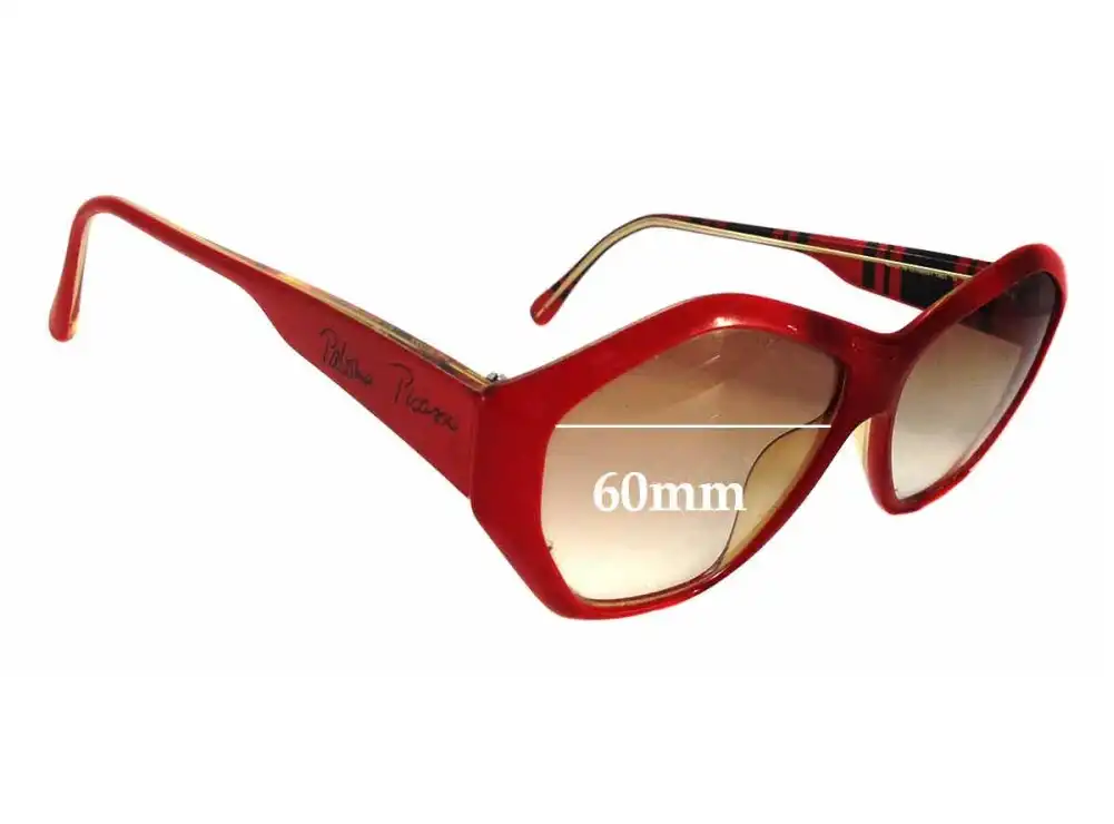 Sunglass Fix Verres de Remplacement pour Vienna 1463 - 60mm Wide Sunglass Fix Verres de Remplacement pour Vienna 1463 - 60mm Wide