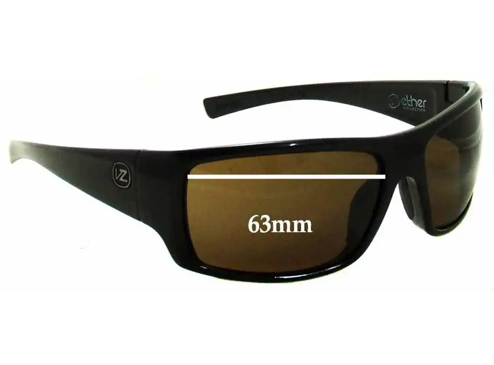 Sunglass Fix Verres de Remplacement pour Von Zipper Suplex - 63mm Wide Sunglass Fix Verres de Remplacement pour Von Zipper Suplex - 63mm Wide