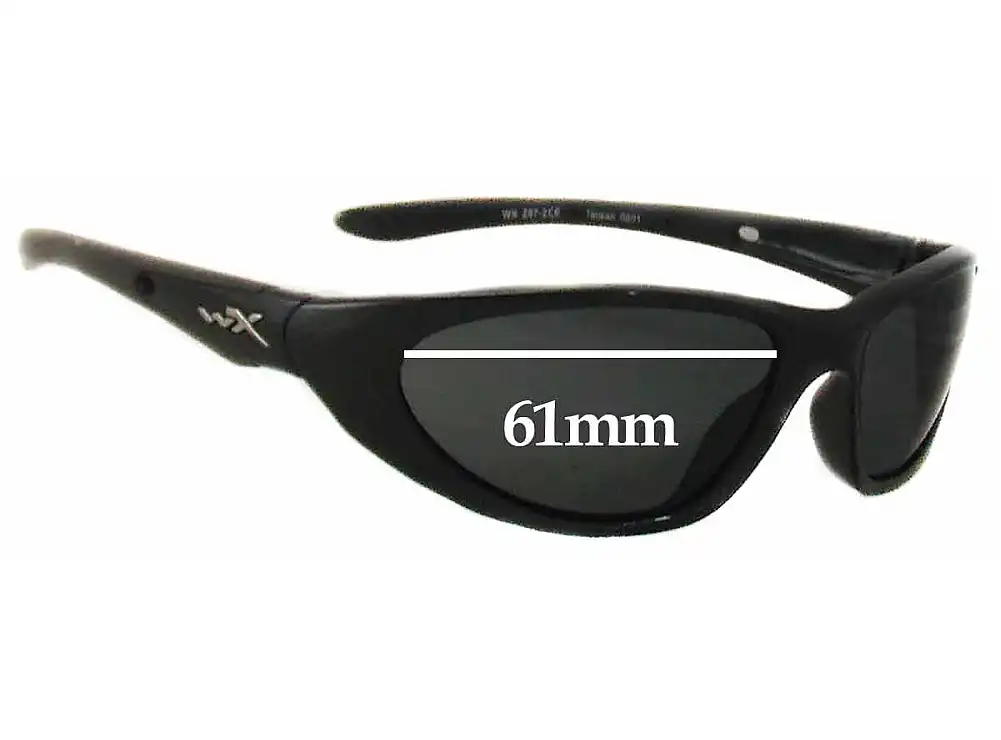 Sunglass Fix Verres de Remplacement pour Wiley X Blink WX - 61mm Wide Sunglass Fix Verres de Remplacement pour Wiley X Blink WX - 61mm Wide