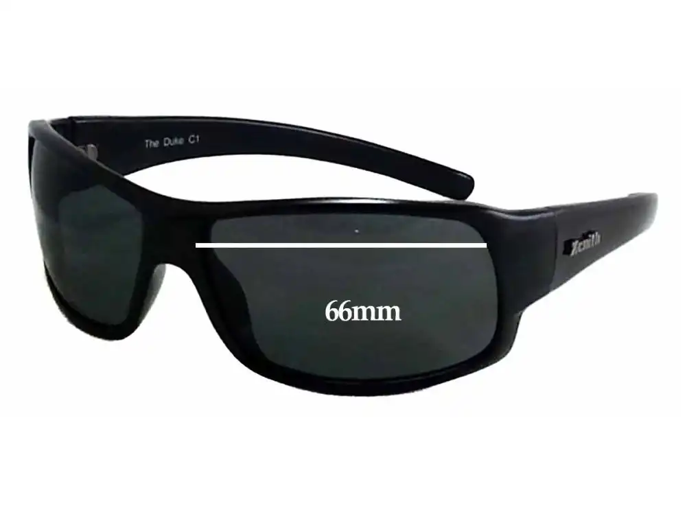 Sunglass Fix Verres de Remplacement pour Zenith The Duke - 66mm Wide Sunglass Fix Verres de Remplacement pour Zenith The Duke - 66mm Wide