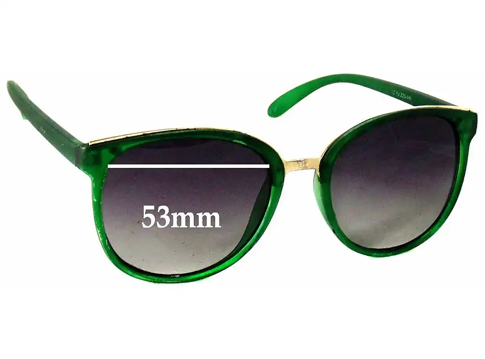 Sunglass Fix Verres de Remplacement pour Dolce & Gabbana Unknown Model - 53mm Wide Sunglass Fix Verres de Remplacement pour Dolce & Gabbana Unknown Model - 53mm Wide