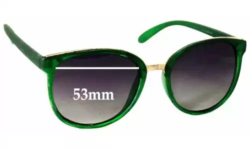 Sunglass Fix Verres de Remplacement pour Dolce & Gabbana Unknown Model - 53mm Wide Sunglass Fix Verres de Remplacement pour Dolce & Gabbana Unknown Model - 53mm Wide