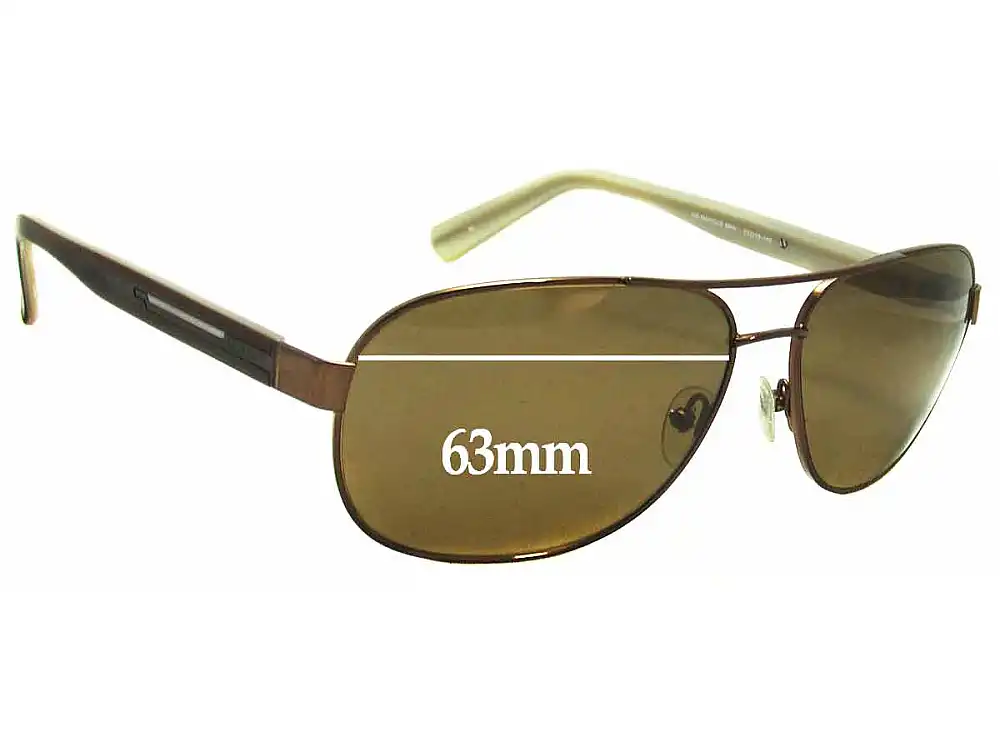 Sunglass Fix Verres de Remplacement pour Gant GS Marcus - 63mm Wide Sunglass Fix Verres de Remplacement pour Gant GS Marcus - 63mm Wide