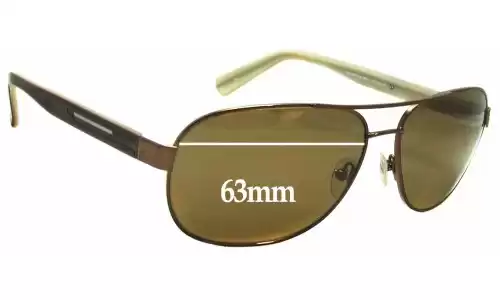 Sunglass Fix Verres de Remplacement pour Gant GS Marcus - 63mm Wide Sunglass Fix Verres de Remplacement pour Gant GS Marcus - 63mm Wide