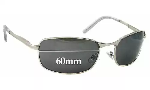 Sunglass Fix Verres de Remplacement pour NYS NYS 2655 - 60mm Wide Sunglass Fix Verres de Remplacement pour NYS NYS 2655 - 60mm Wide