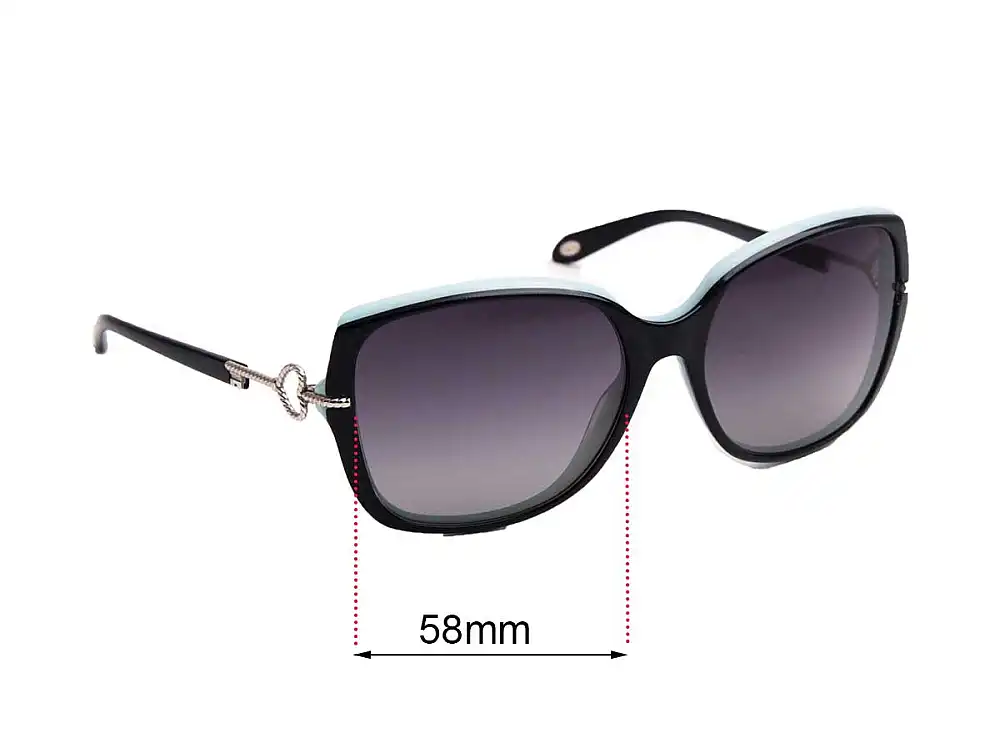 Sunglass Fix Verres de Remplacement pour Tiffany & Co TF 4101 - 58mm Wide Sunglass Fix Verres de Remplacement pour Tiffany & Co TF 4101 - 58mm Wide