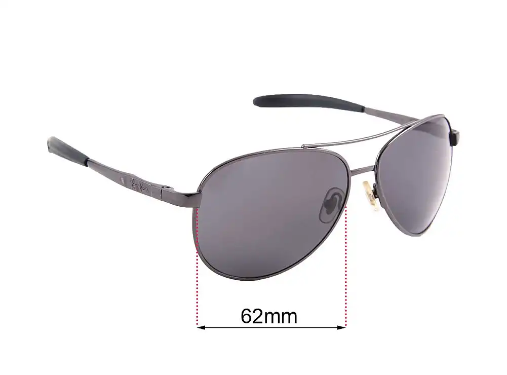 Sunglass Fix Lentilles de Remplacement pour Ray-Ban RB8327 - 62mm Wide Sunglass Fix Lentilles de Remplacement pour Ray-Ban RB8327 - 62mm Wide