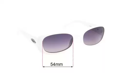 Sunglass Fix Lentilles de Remplacement pour Smith Madison - 54mm Wide Smith Madison Lentilles de Remplacement 54mm wide