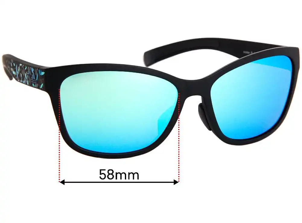 Sunglass Fix Verres de Remplacement pour Adidas A428 Excalate - 58mm Wide Sunglass Fix Verres de Remplacement pour Adidas A428 Excalate - 58mm Wide