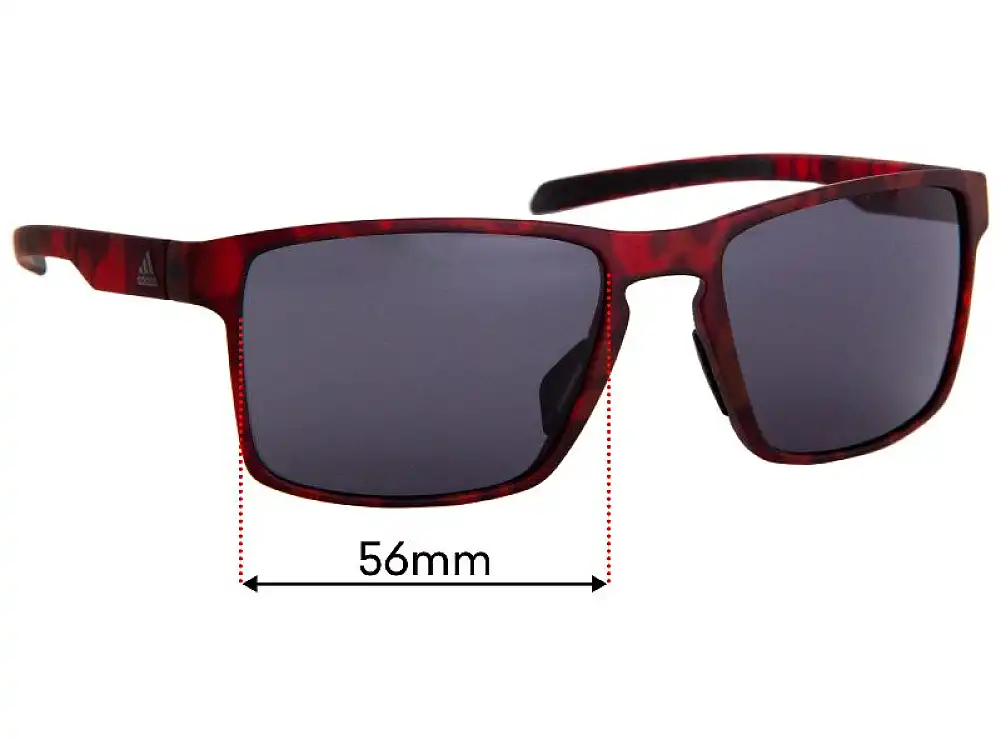 Sunglass Fix Lentilles de Remplacement pour Adidas AD30 Wayfinder - 56mm Wide Sunglass Fix Lentilles de Remplacement pour Adidas AD30 Wayfinder - 56mm Wide