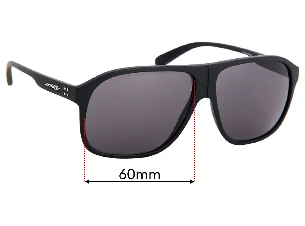 Sunglass Fix Verres de Remplacement pour Arnette 50-50 Grand AN4243 - 60mm Wide Sunglass Fix Verres de Remplacement pour Arnette 50-50 Grand AN4243 - 60mm Wide