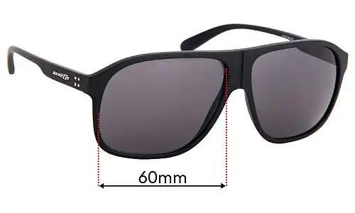 Sunglass Fix Verres de Remplacement pour Arnette 50-50 Grand AN4243 - 60mm Wide Sunglass Fix Verres de Remplacement pour Arnette 50-50 Grand AN4243 - 60mm Wide