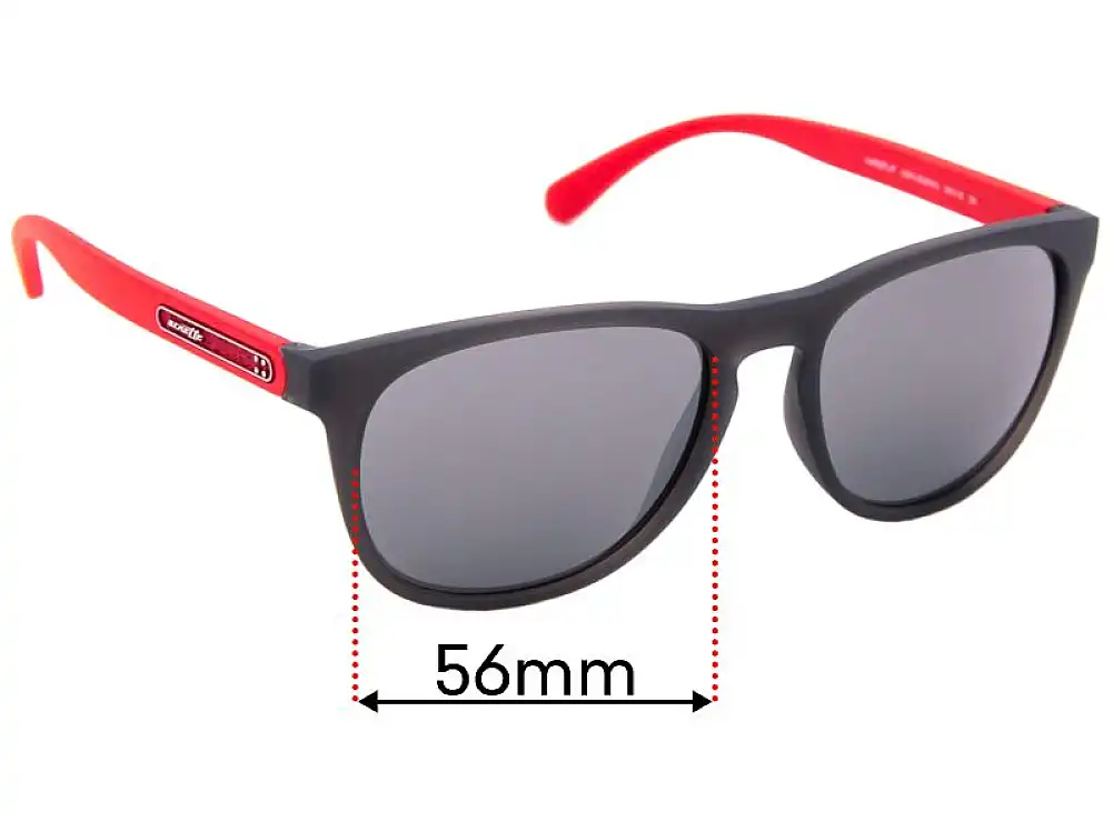 Sunglass Fix Verres de Remplacement pour Arnette Hardflip AN4245 - 56mm Wide Sunglass Fix Verres de Remplacement pour Arnette Hardflip AN4245 - 56mm Wide