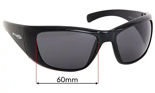 Sunglass Fix Verres de Remplacement pour Arnette Rage XXL AN4175 - 60mm Wide Sunglass Fix Verres de Remplacement pour Arnette Rage XXL AN4175 - 60mm Wide