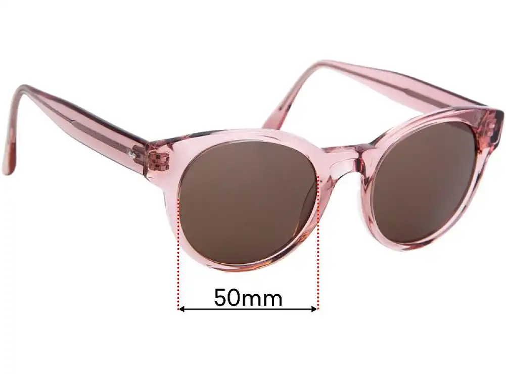 Sunglass Fix Verres de Remplacement pour Bailey Nelson Carole - 50mm Wide Sunglass Fix Verres de Remplacement pour Bailey Nelson Carole - 50mm Wide
