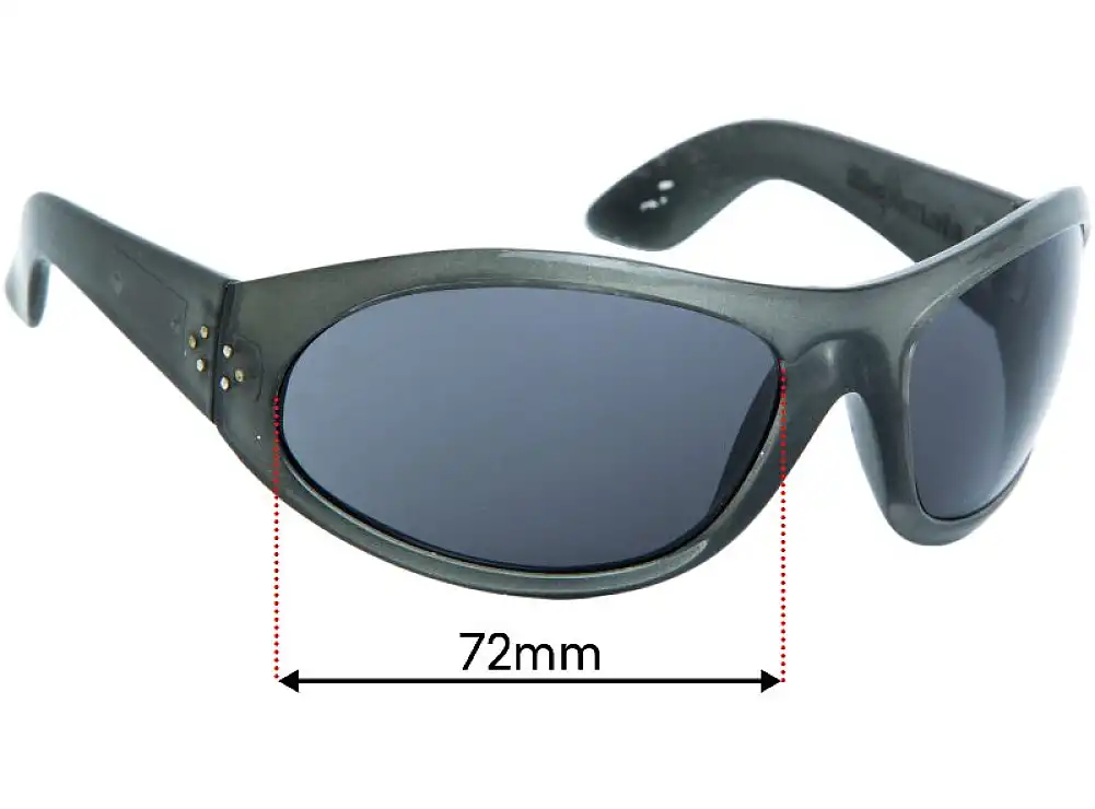 Sunglass Fix Verres de Remplacement pour Blinde Blinde 88 Specials - 72mm Wide Sunglass Fix Verres de Remplacement pour Blinde Blinde 88 Specials - 72mm Wide